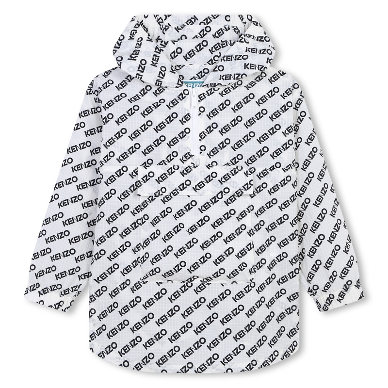 Hooded Water-Repellent Jacket KENZO KIDS 
                    UNISEX