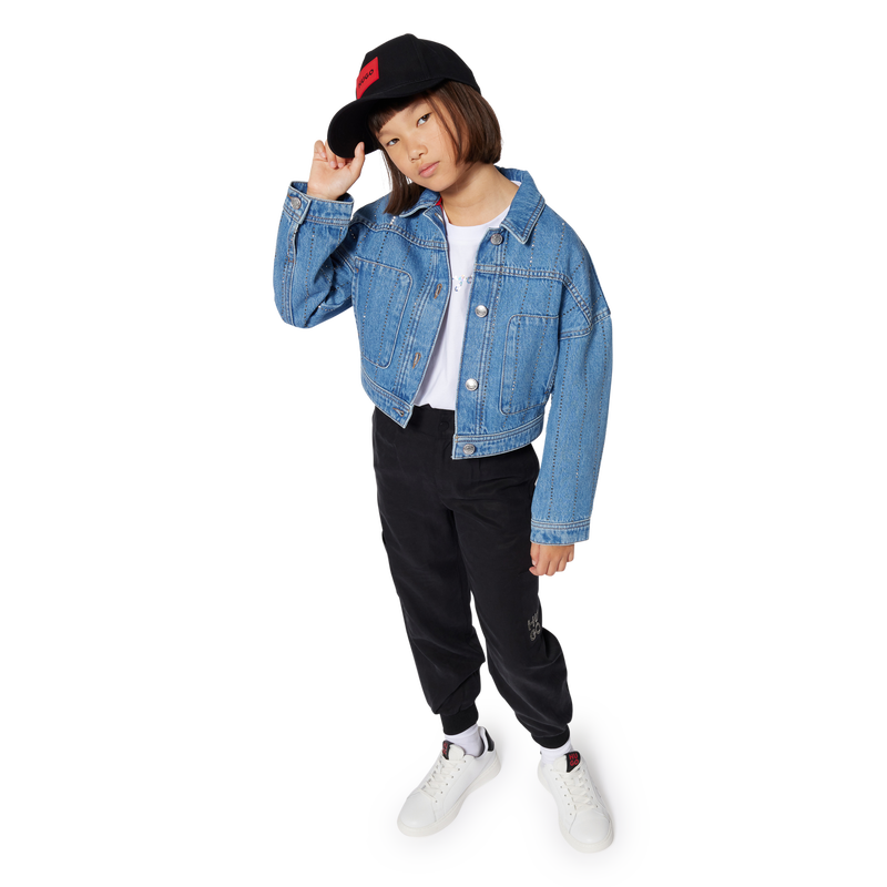 Striped denim jacket HUGO 
                    GIRL