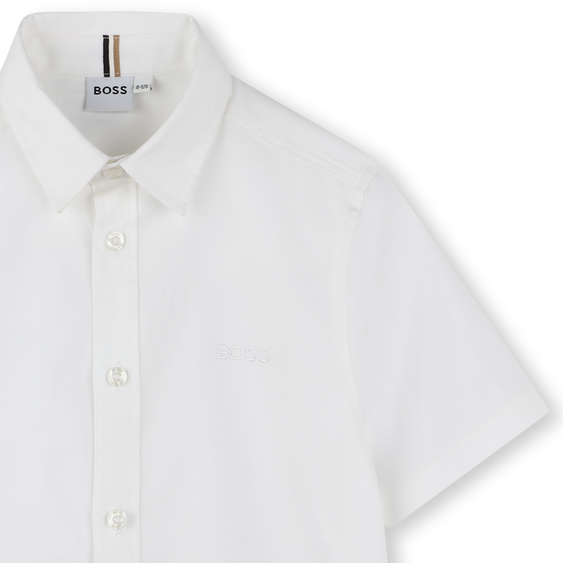 Plain cotton shirt BOSS 
                    BOY
