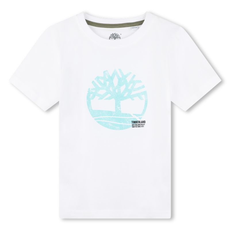 Short-Sleeved Cotton T-Shirt TIMBERLAND 
                    BOY