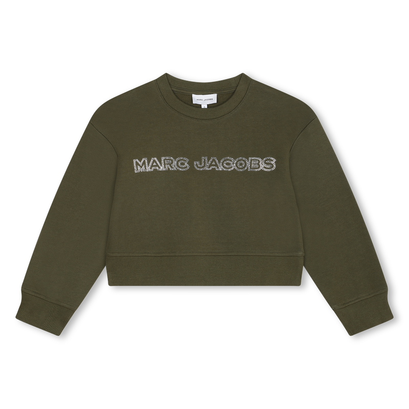 Cropped Fleece Sweatshirt THE MARC JACOBS 
                    GIRL