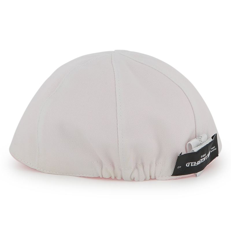 Reversible cotton cap KARL LAGERFELD KIDS 
                    GIRL