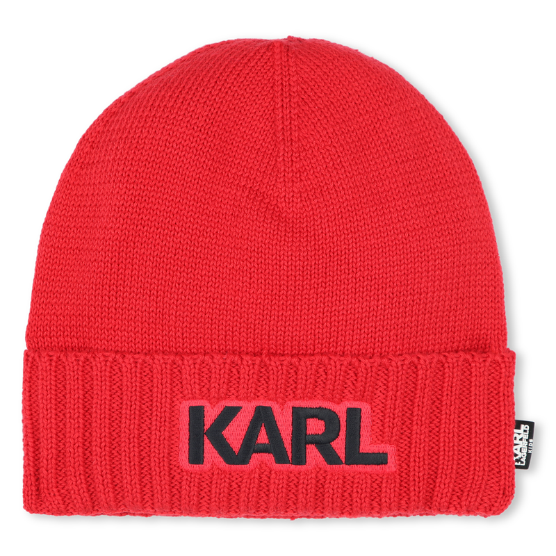 Embroidered Hat KARL LAGERFELD KIDS 
                    BOY
