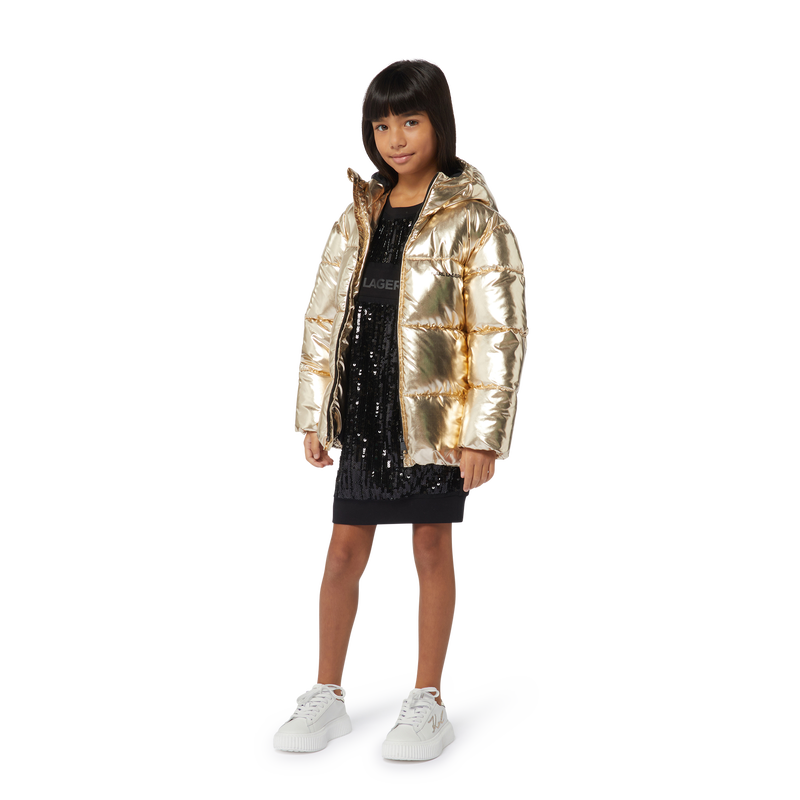 Beaded & Sequined Dress KARL LAGERFELD KIDS 
                    GIRL
