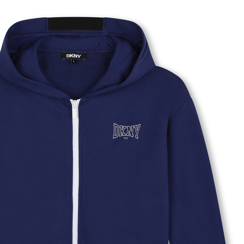Zip-Up Hooded Sweatshirt DKNY 
                    BOY