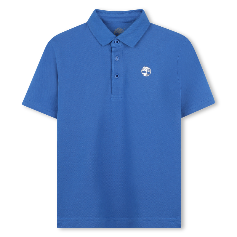 Plain polo with logo on chest TIMBERLAND 
                    BOY