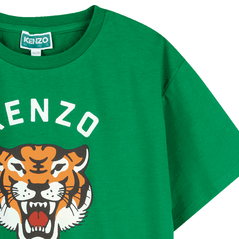 Printed cotton T-shirt KENZO KIDS 
                    BOY