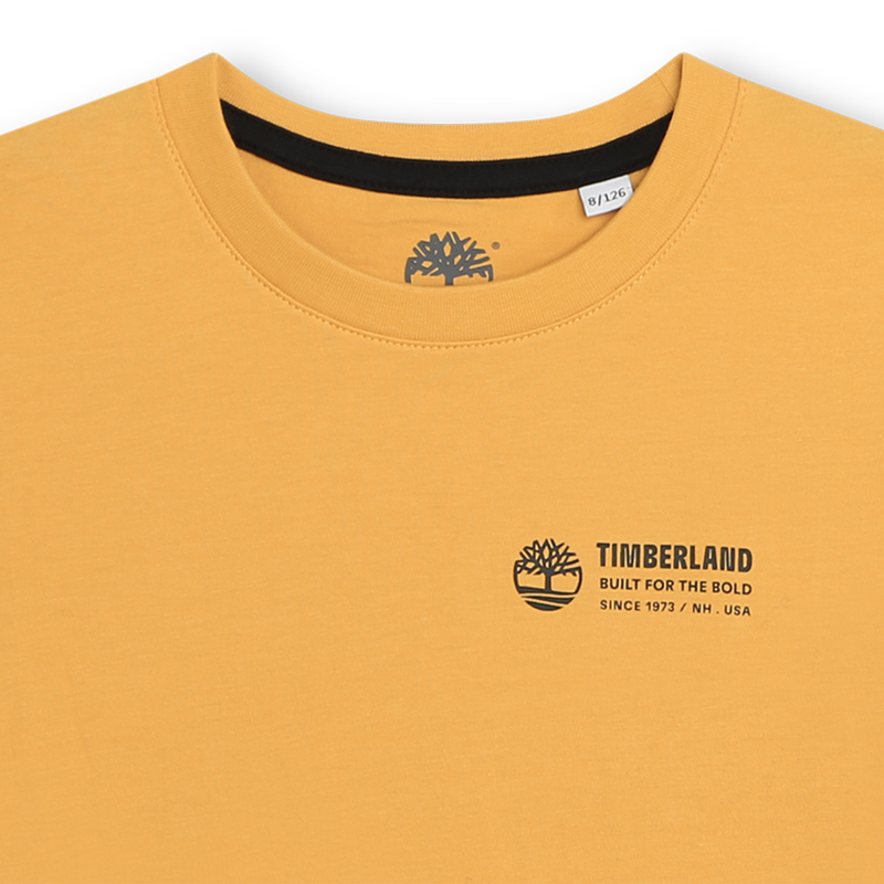 Short-Sleeved Cotton T-Shirt TIMBERLAND 
                    BOY