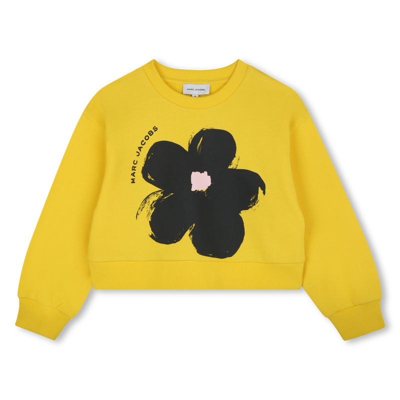 Cotton fleece sweatshirt THE MARC JACOBS 
                    GIRL