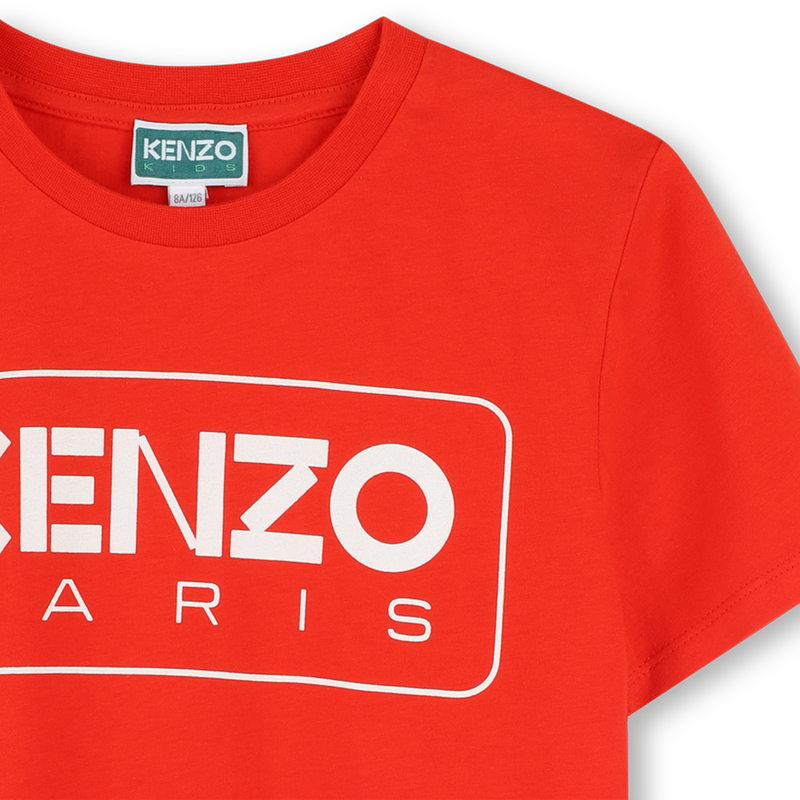Short-sleeved cotton T-shirt KENZO KIDS 
                    BOY