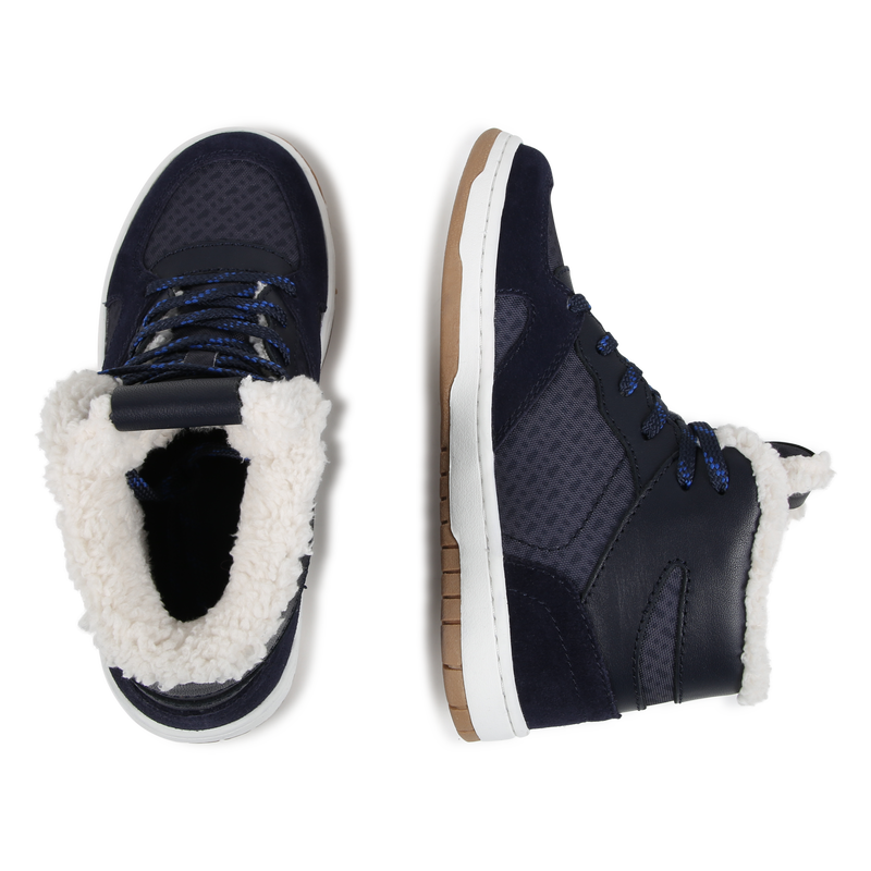 Faux-Shearling Lined Sneakers BOSS 
                    BOY