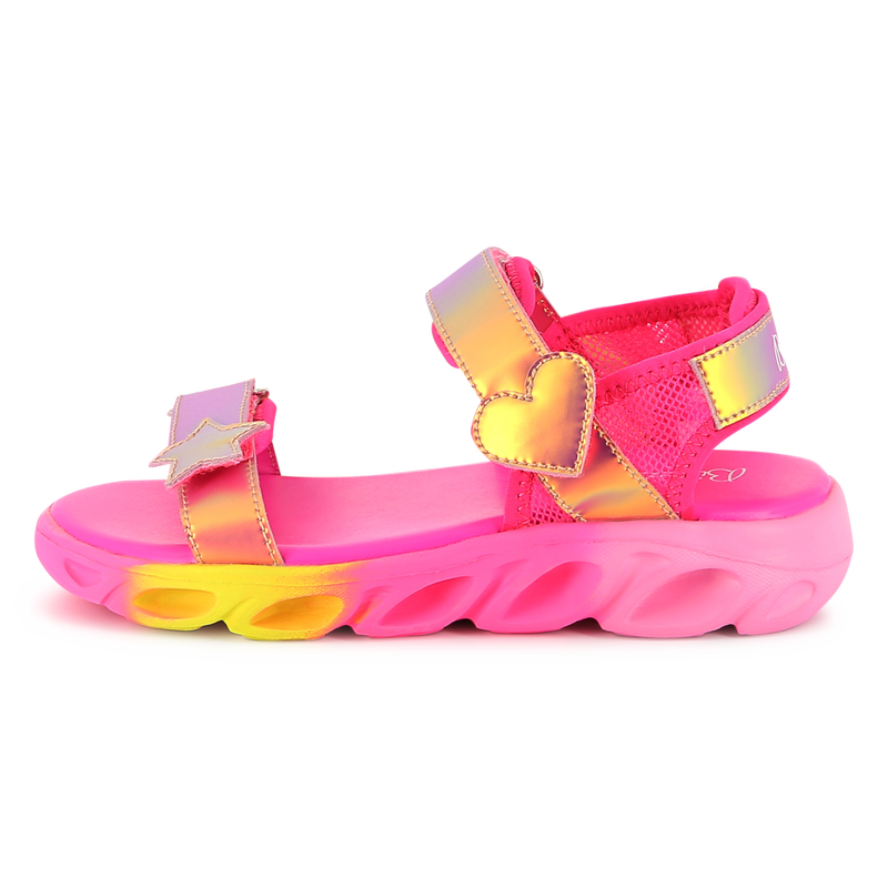 Bi-material sandals BILLIEBLUSH 
                    GIRL