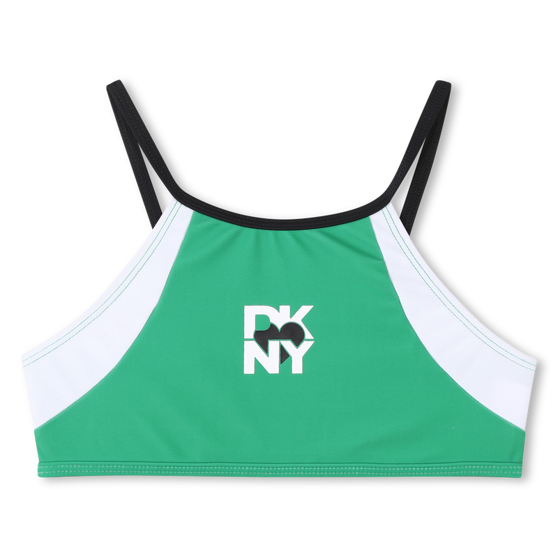 Tricolor two-piece swimsuit DKNY 
                    GIRL