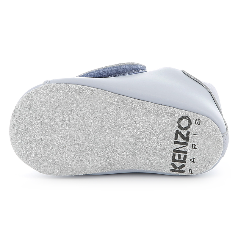 Leather Velcro slippers KENZO KIDS 
                    UNISEX