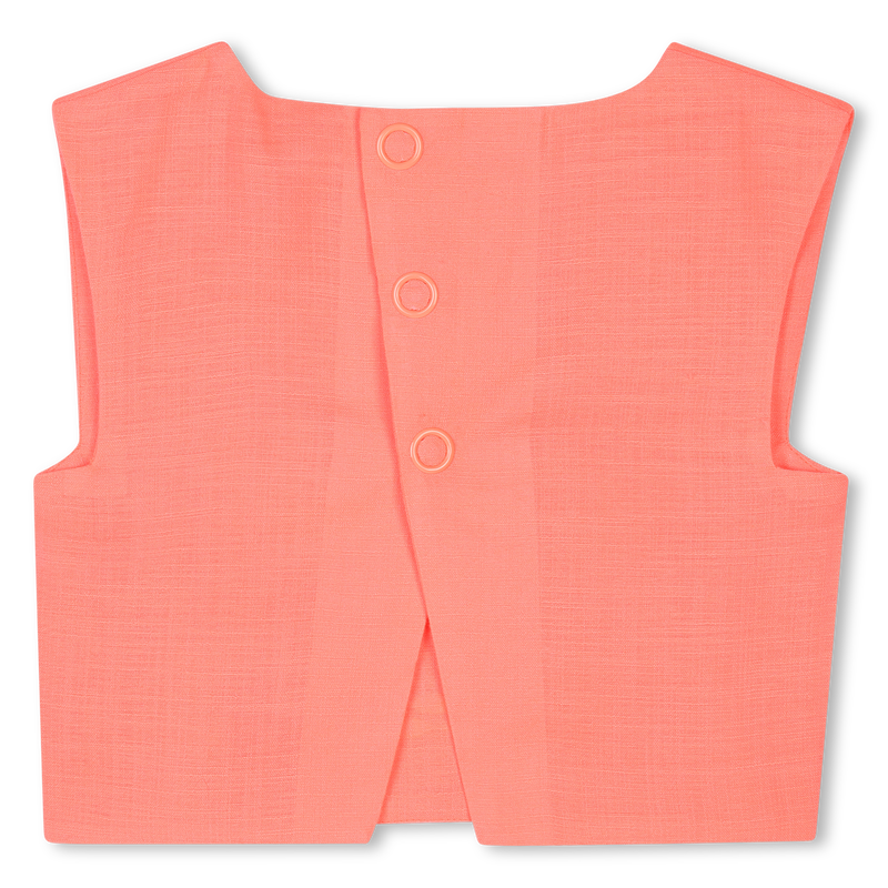 Linen-look embroidered top BILLIEBLUSH 
                    GIRL