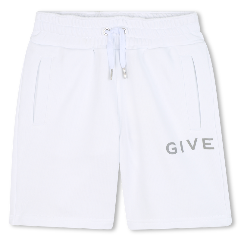 Fleece shorts with print GIVENCHY 
                    BOY