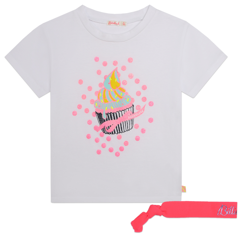 Accessorized graphic print tee BILLIEBLUSH 
                    GIRL