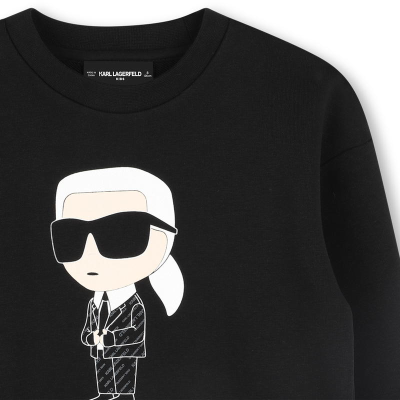 Printed sweatshirt KARL LAGERFELD KIDS 
                    BOY