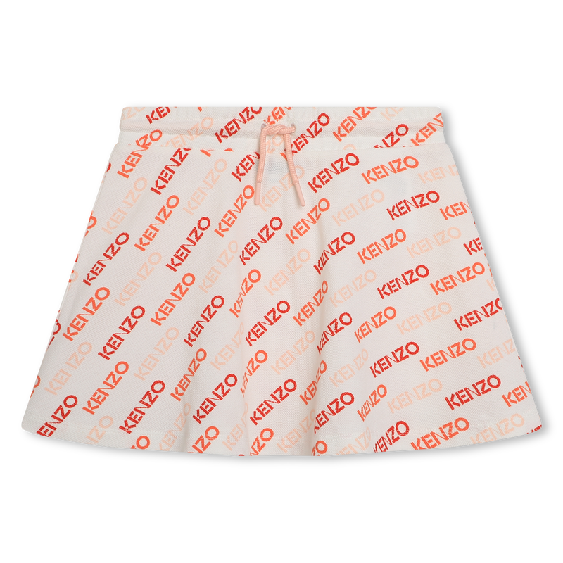 Printed pique fabric skirt KENZO KIDS 
                    GIRL