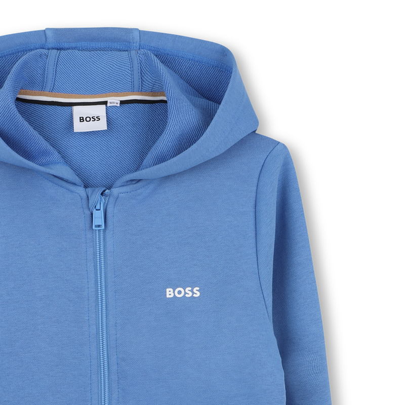 Zip-up hooded sweatshirt BOSS 
                    BOY