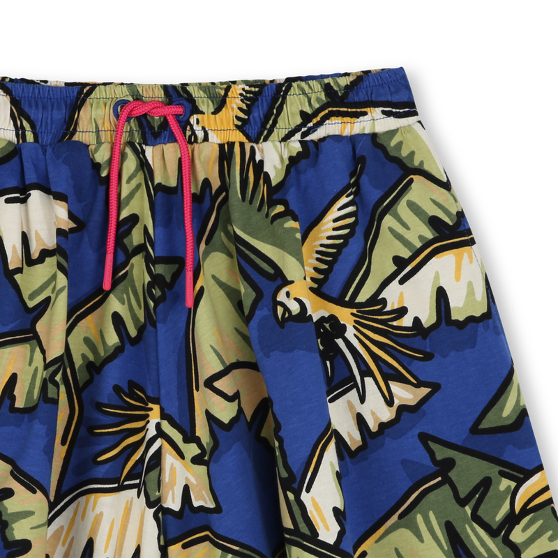 Printed cotton shorts KENZO KIDS 
                    GIRL