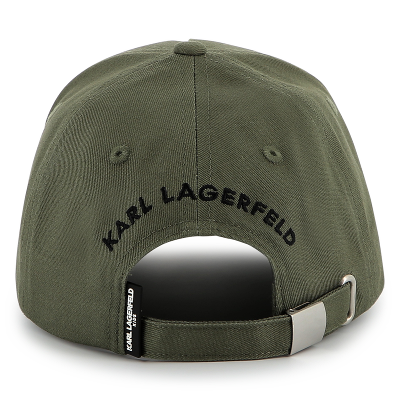 Adjustable cotton cap KARL LAGERFELD KIDS 
                    BOY