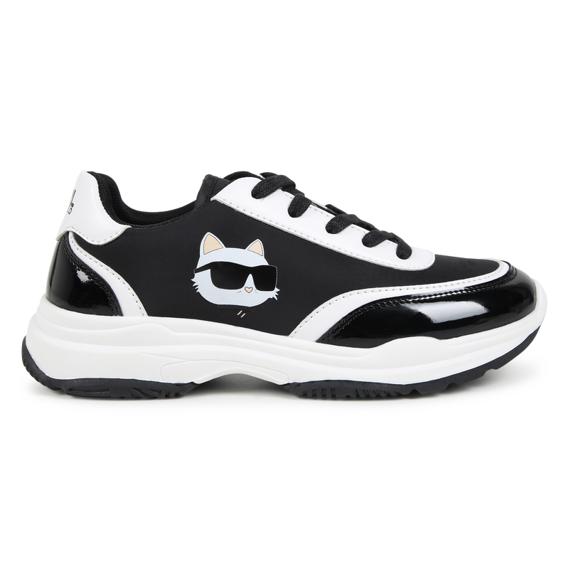 Lace-Up Sneakers KARL LAGERFELD KIDS 
                    GIRL