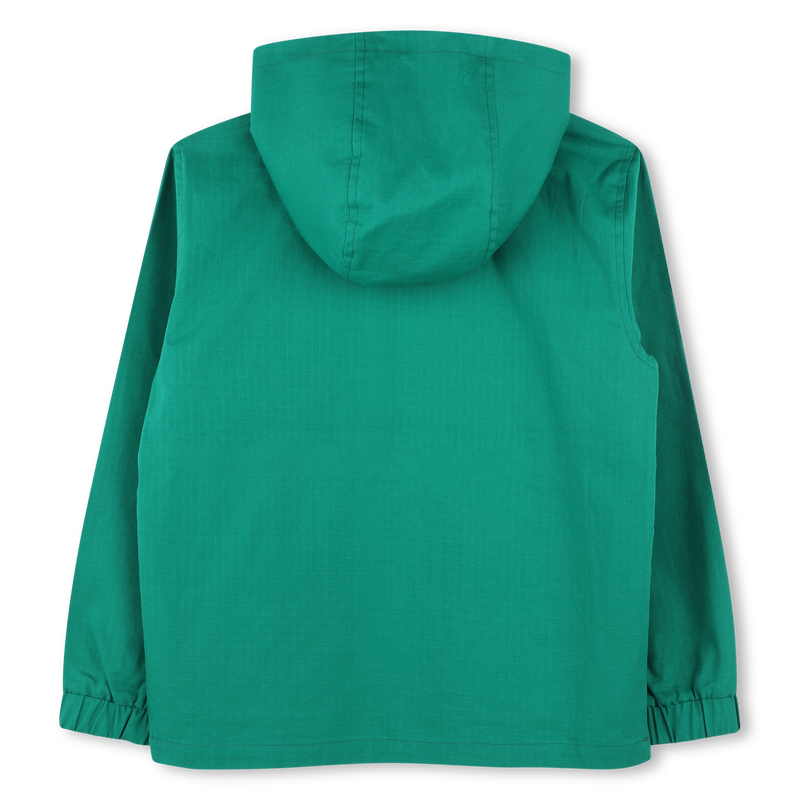 Hooded cotton windbreaker KENZO KIDS 
                    BOY