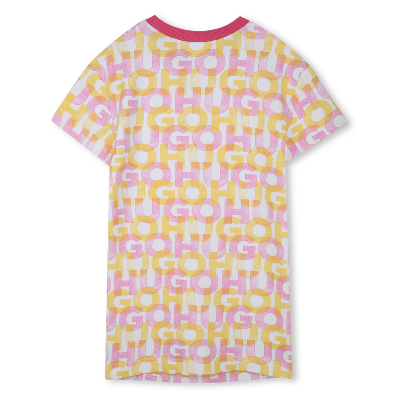 Printed fleece dress HUGO 
                    GIRL