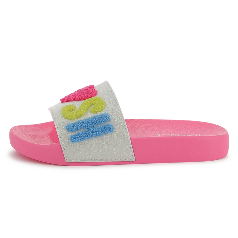 Fleece logo sliders BILLIEBLUSH 
                    GIRL