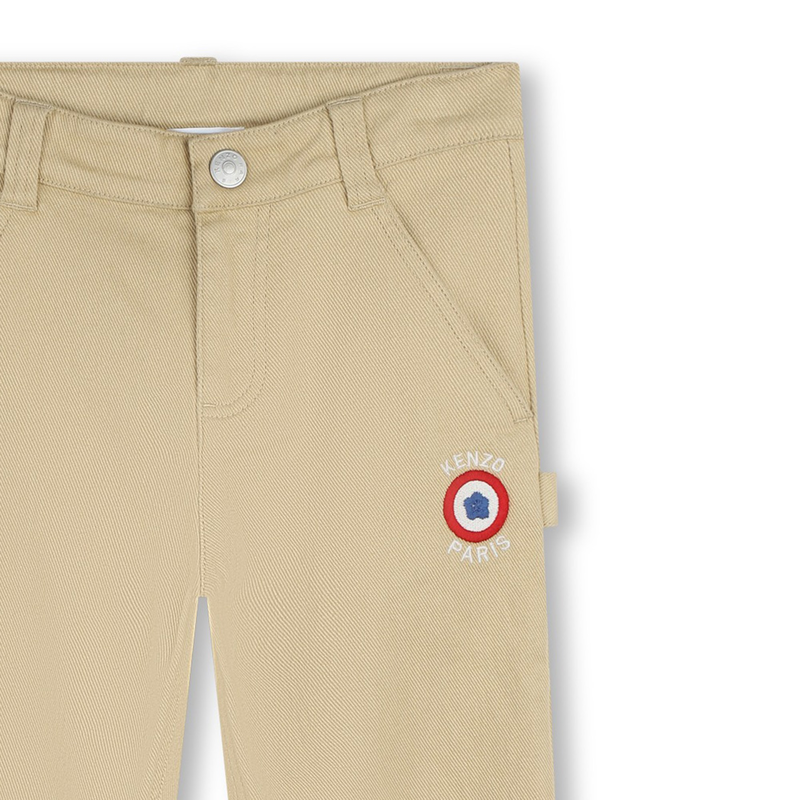 Cotton Twill Pants KENZO KIDS 
                    BOY