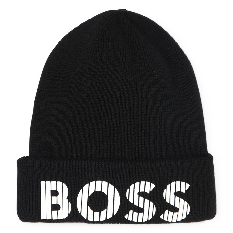 Logo Cuff Beanie BOSS 
                    BOY