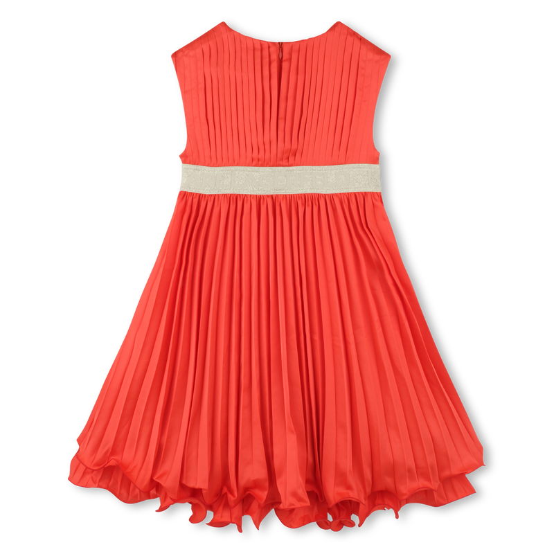 Pleated formal dress KARL LAGERFELD KIDS 
                    GIRL
