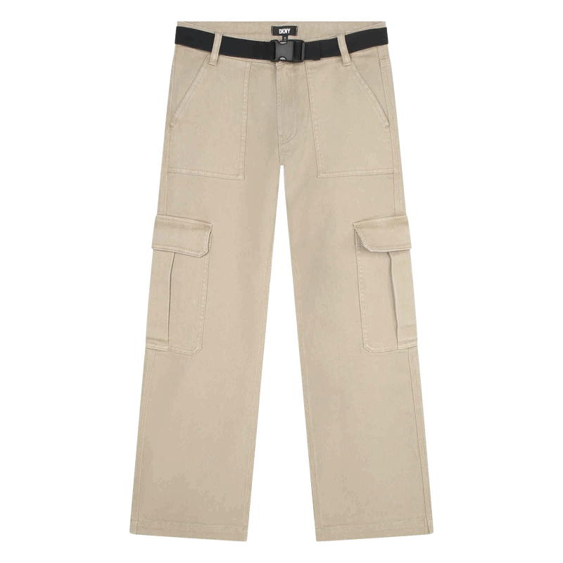 Cotton twill trousers DKNY 
                    GIRL