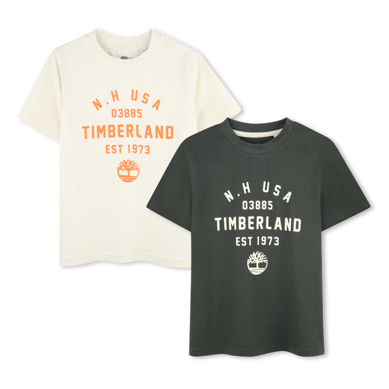 Two-pack of printed T-shirts TIMBERLAND 
                    BOY