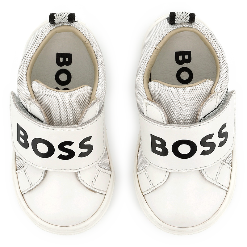 Leather Velcro sneakers BOSS 
                    BOY