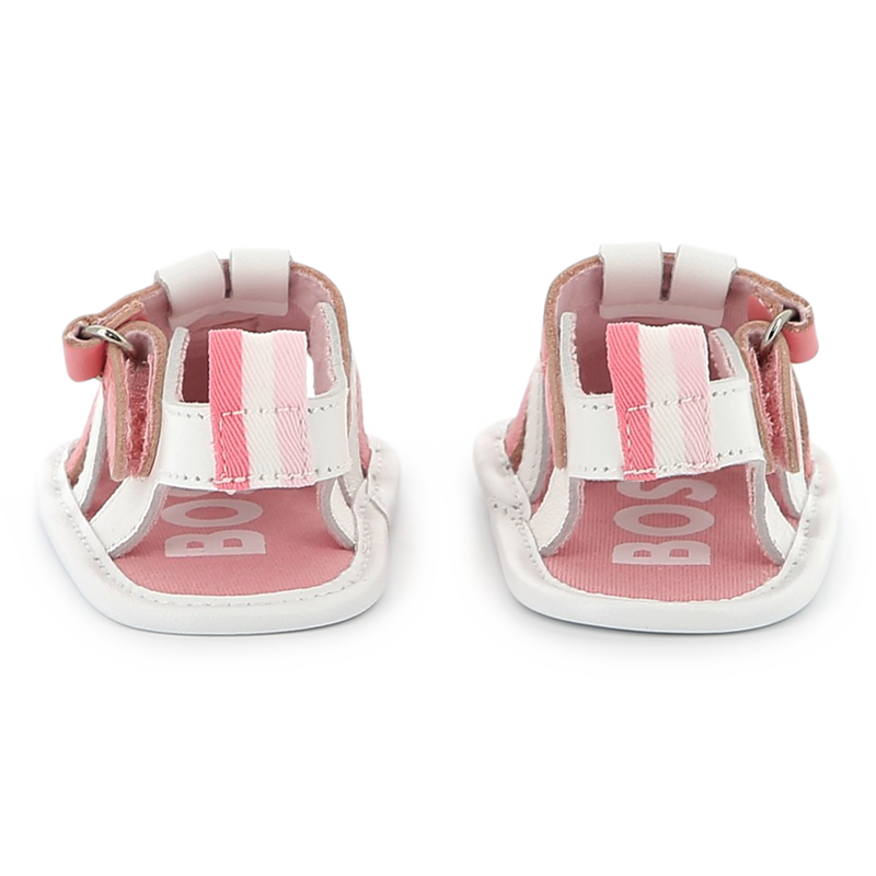 Velcro leather sandals BOSS 
                    GIRL