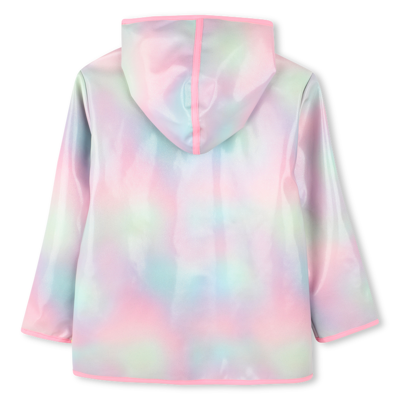 Waxed hooded raincoat BILLIEBLUSH 
                    GIRL