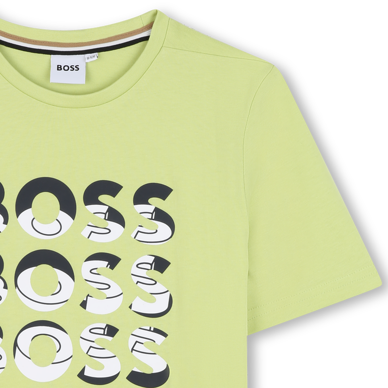 Short-sleeved cotton T-shirt BOSS 
                    BOY