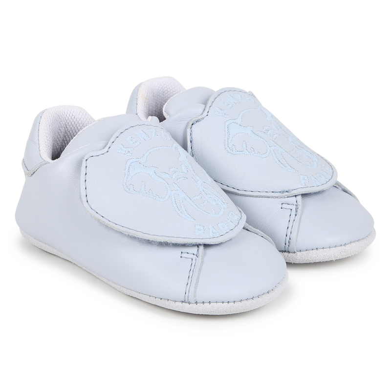 Velcro Leather Booties KENZO KIDS 
                    UNISEX