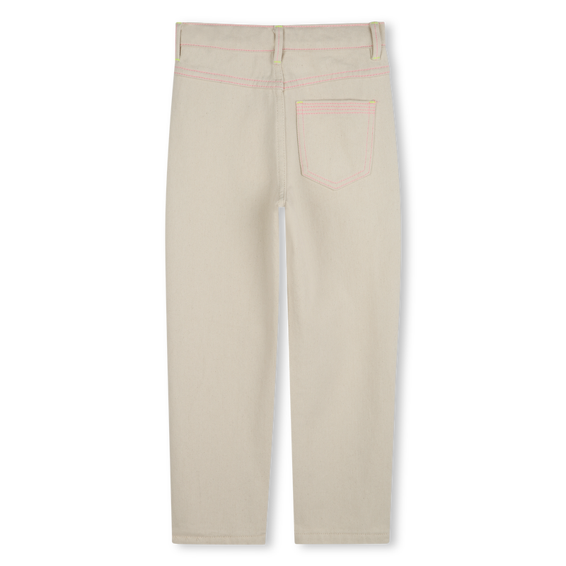 Studded cotton trousers BILLIEBLUSH 
                    GIRL