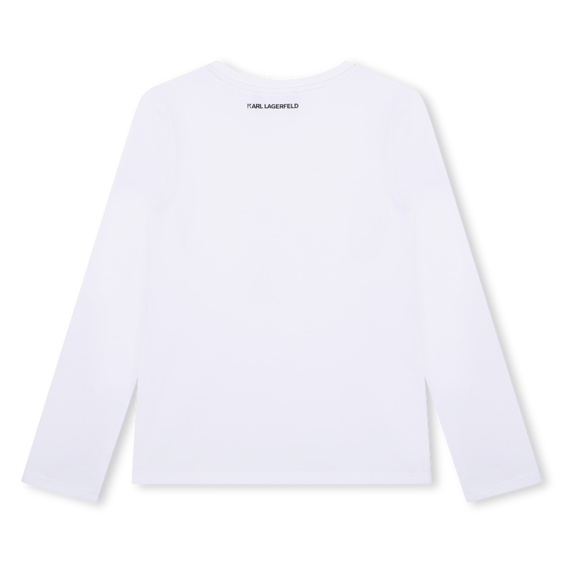 Karl-And-Choupette Graphic Tee KARL LAGERFELD KIDS 
                    GIRL