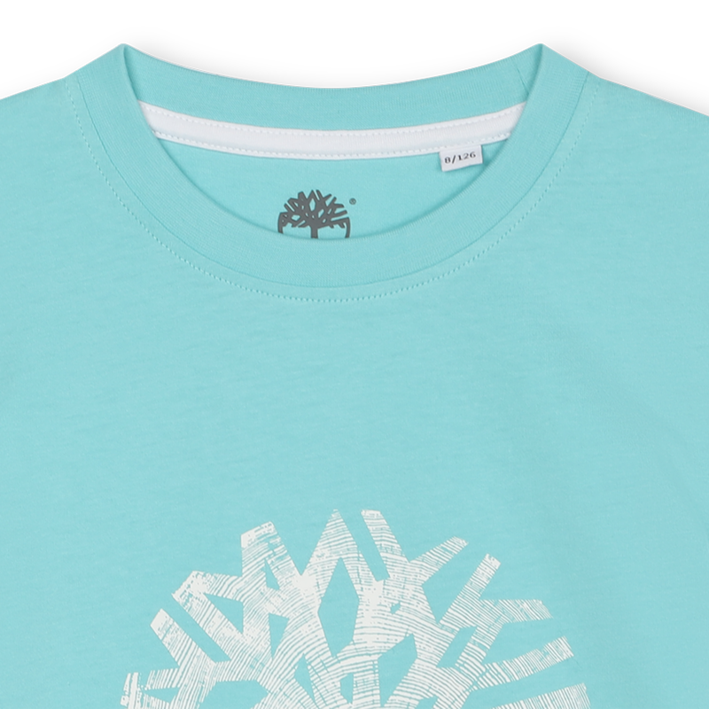 Short-Sleeved Cotton T-Shirt TIMBERLAND 
                    BOY