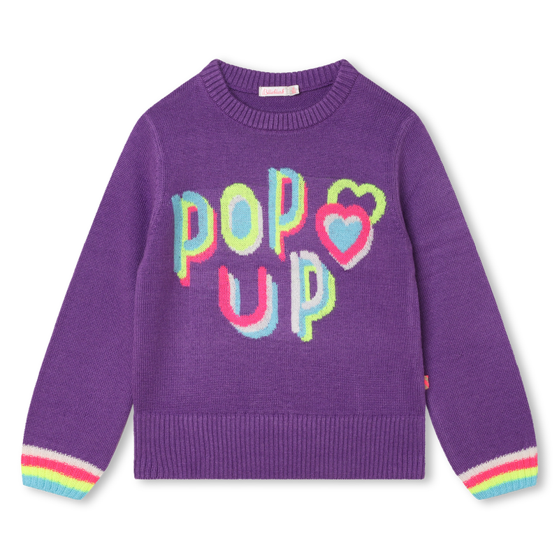 Knit graphic pullover BILLIEBLUSH 
                    GIRL