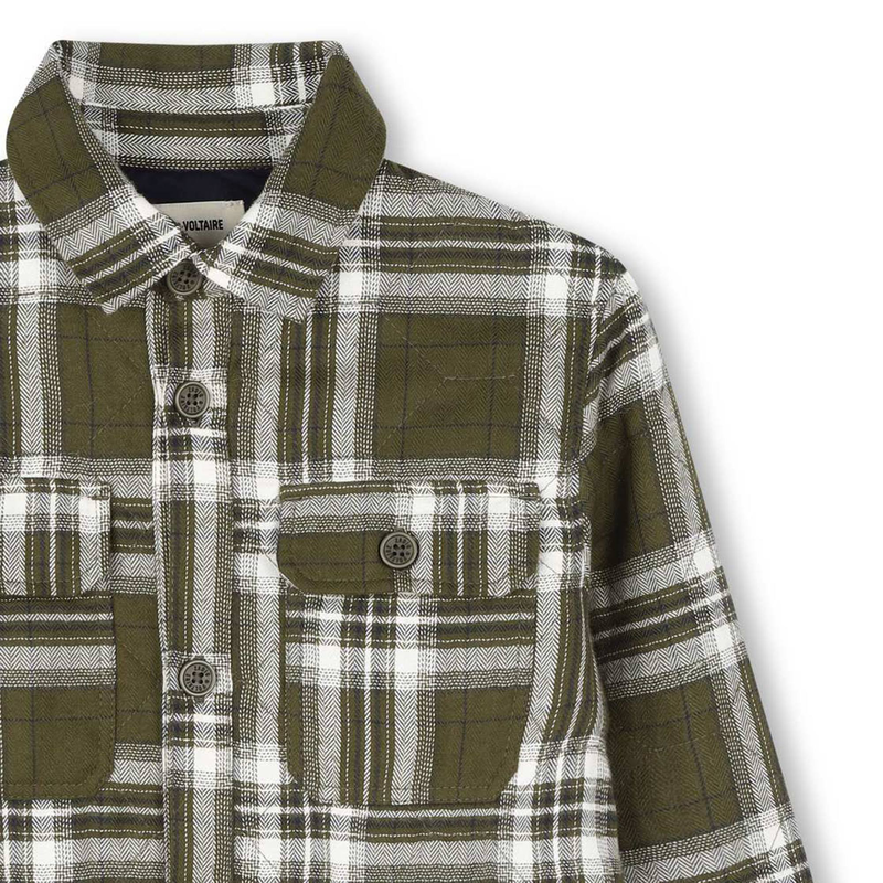 Quilted Cotton Shirt ZADIG & VOLTAIRE 
                    BOY