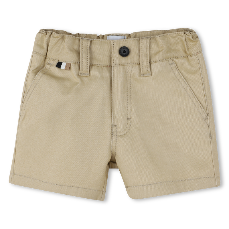 Plain cotton shorts BOSS 
                    BOY