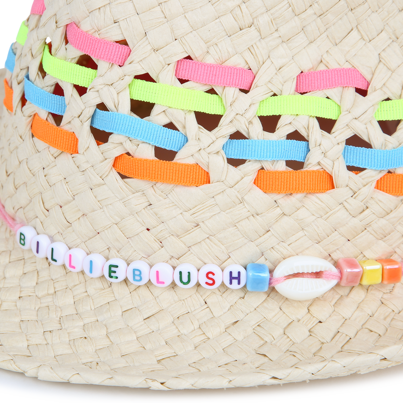 Striped woven hat BILLIEBLUSH 
                    GIRL