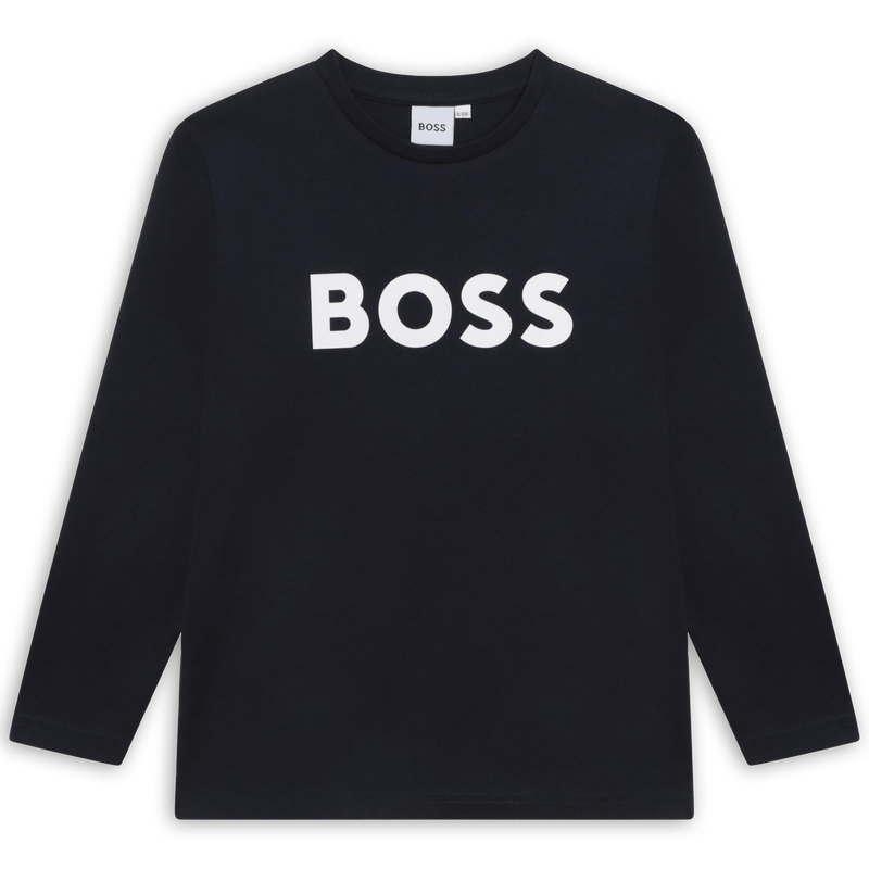 Long-sleeved cotton T-shirt BOSS 
                    BOY