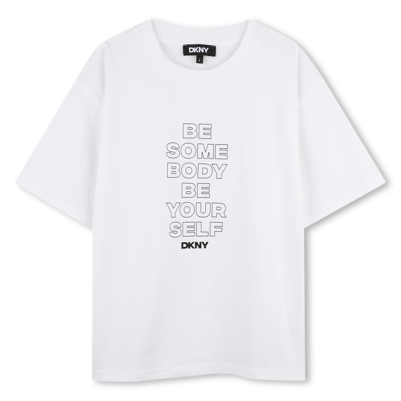 Short-sleeved cotton T-shirt DKNY 
                    GIRL