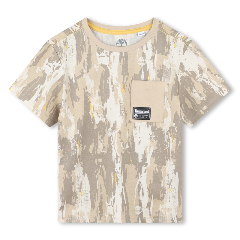 Camouflage Print T-Shirt TIMBERLAND 
                    BOY